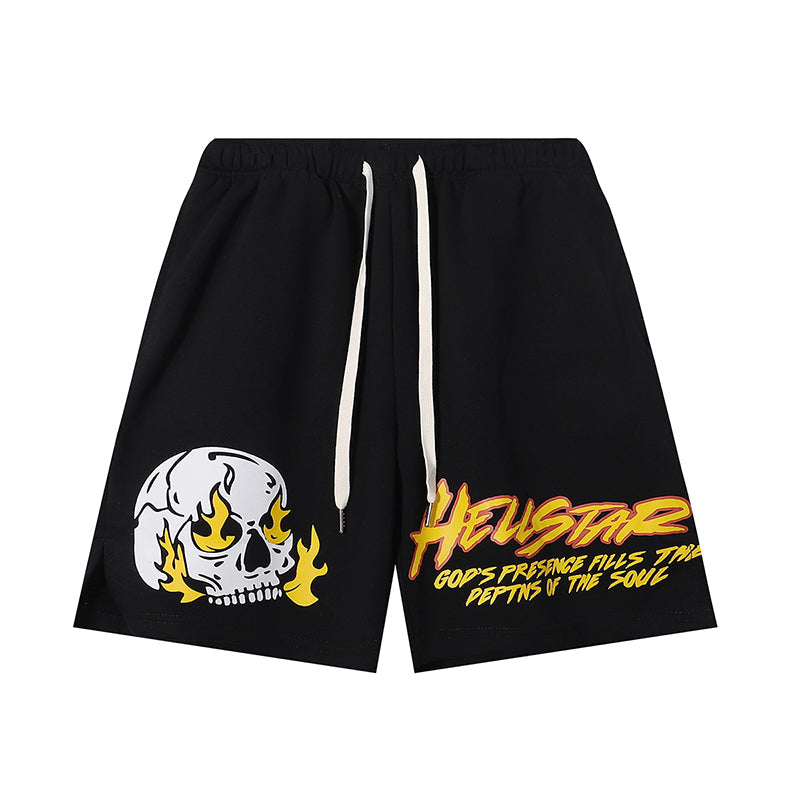 Hellstar Shorts Retro abstract print