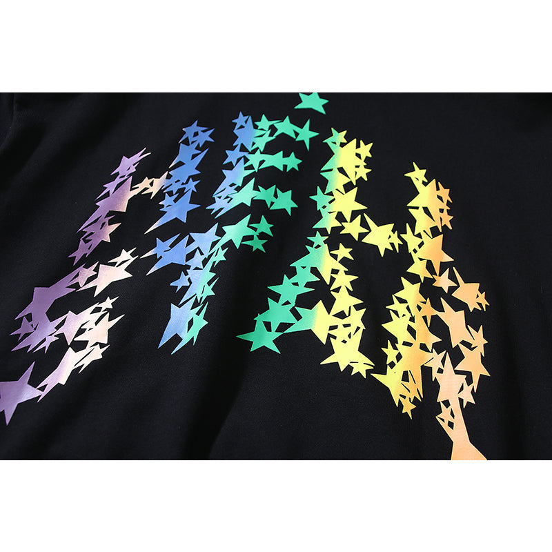 Hellstar Hoodie Wash and Do Old Casual Shorts Summer