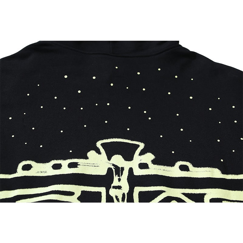 Hellstar Hoodie Wash and Do Old Casual Shorts Summer