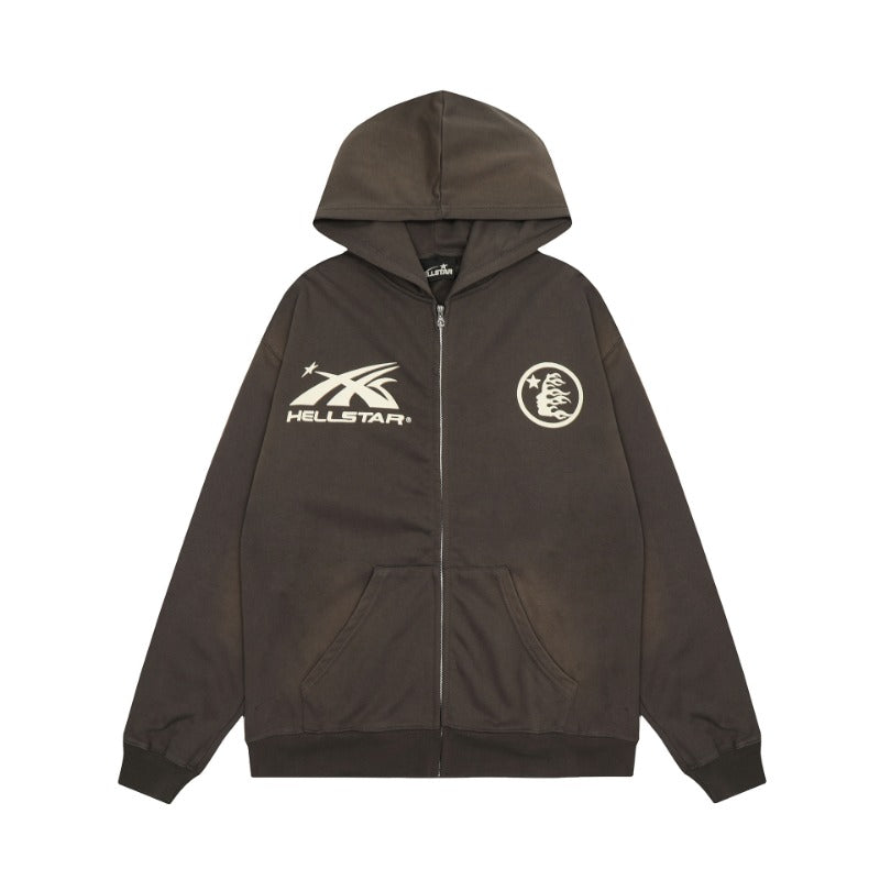 Hellstar Hoodie & Pants Wash Water Make Old Hoodies Sweater Trousers