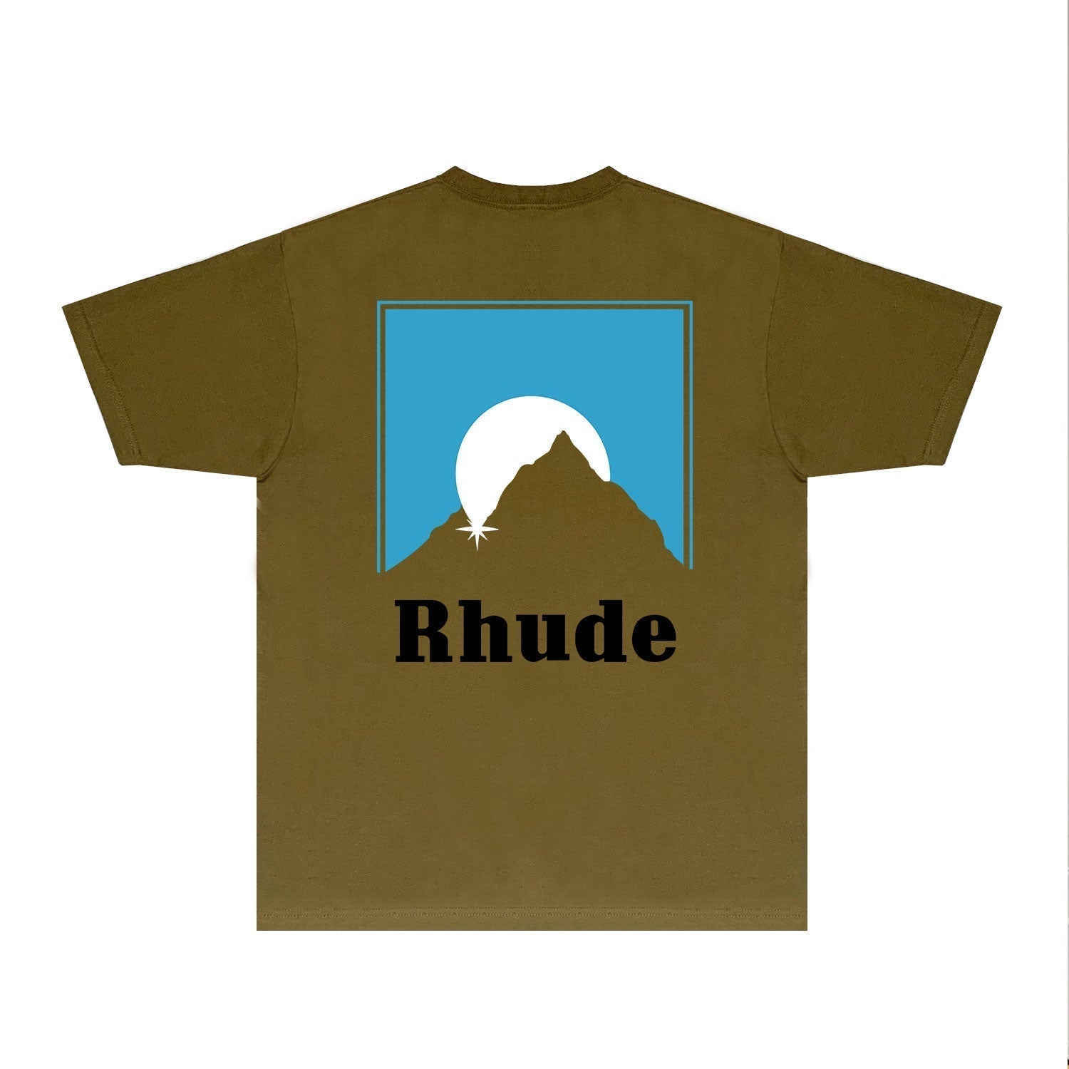 Rhude T-shirts Printed Trendy Pure Cotton