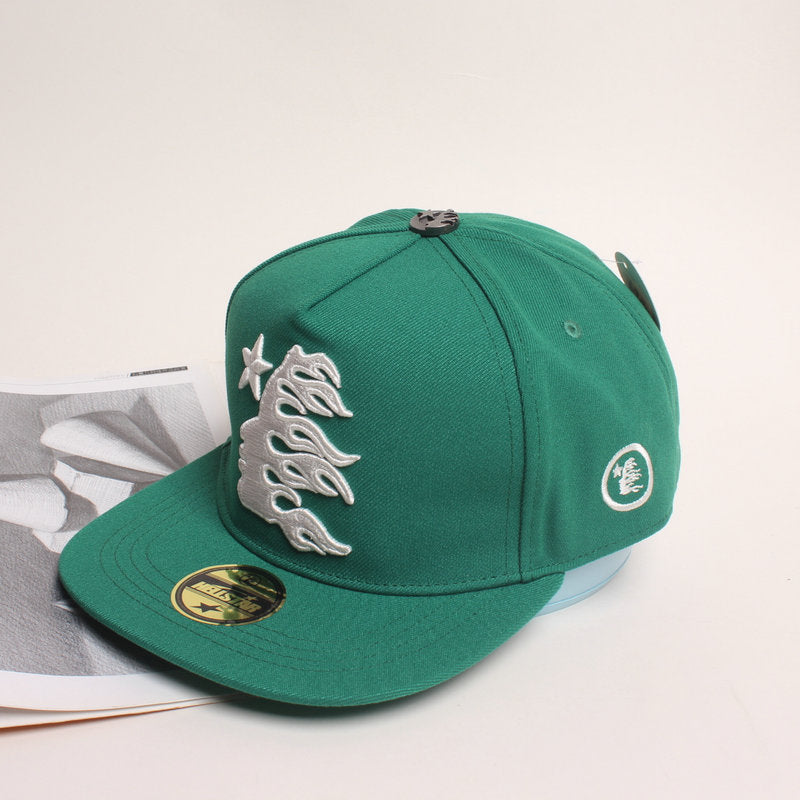 HellStar Hat Flat brim Embroidery Casual Versatile Trend