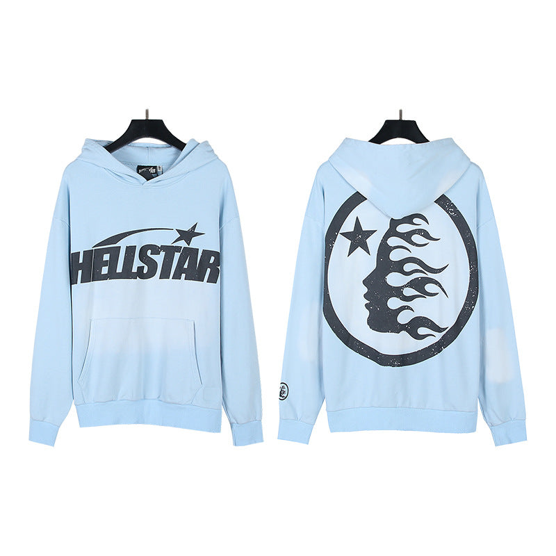 Hellstar Hoodie & Pants Wash Water Make Old Hoodies Sweater Trousers