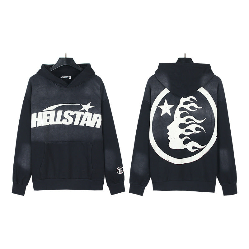 Hellstar Hoodie & Pants Wash Water Make Old Hoodies Sweater Trousers