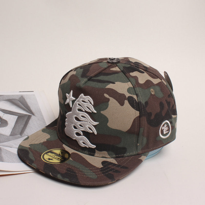 HellStar Hat Flat brim Embroidery Casual Versatile Trend