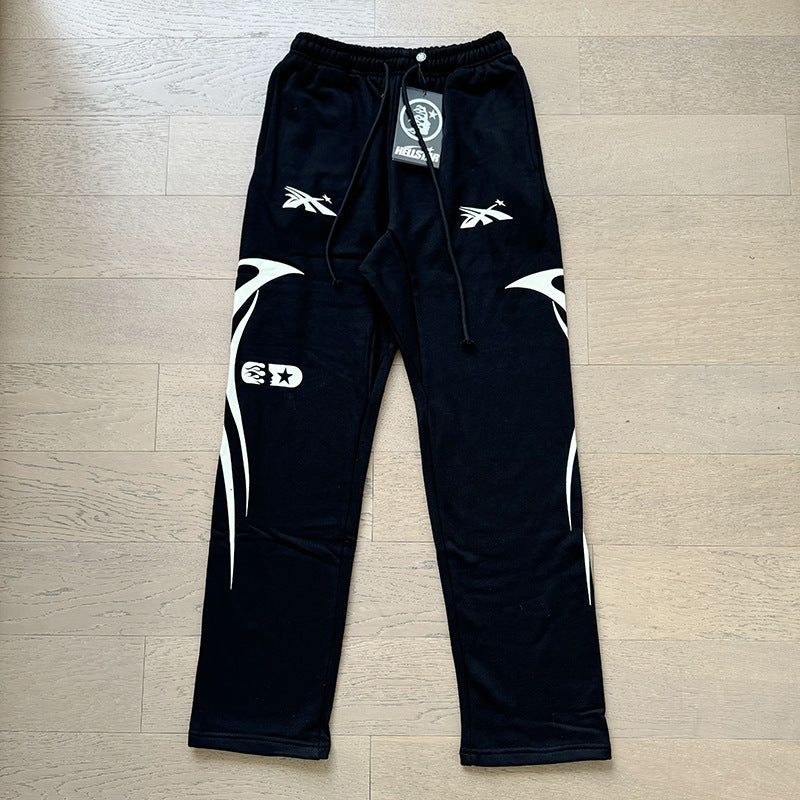 Hellstar Hoodie & Pants autumn wash make old hoodies sweater
