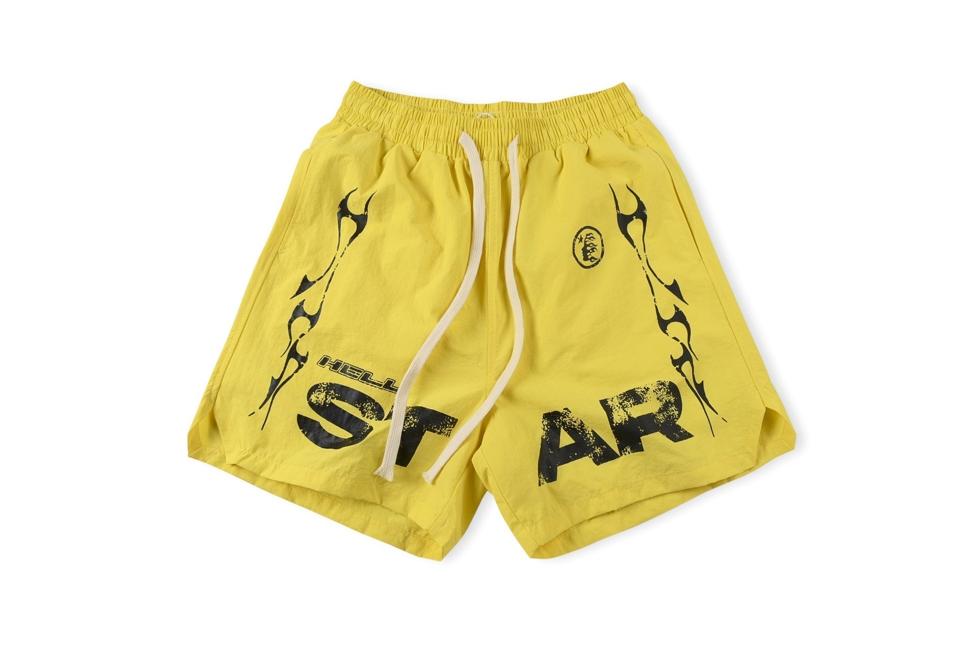 Hellstar Shorts Ripped Denim Sounds like Heaven Casual Pants