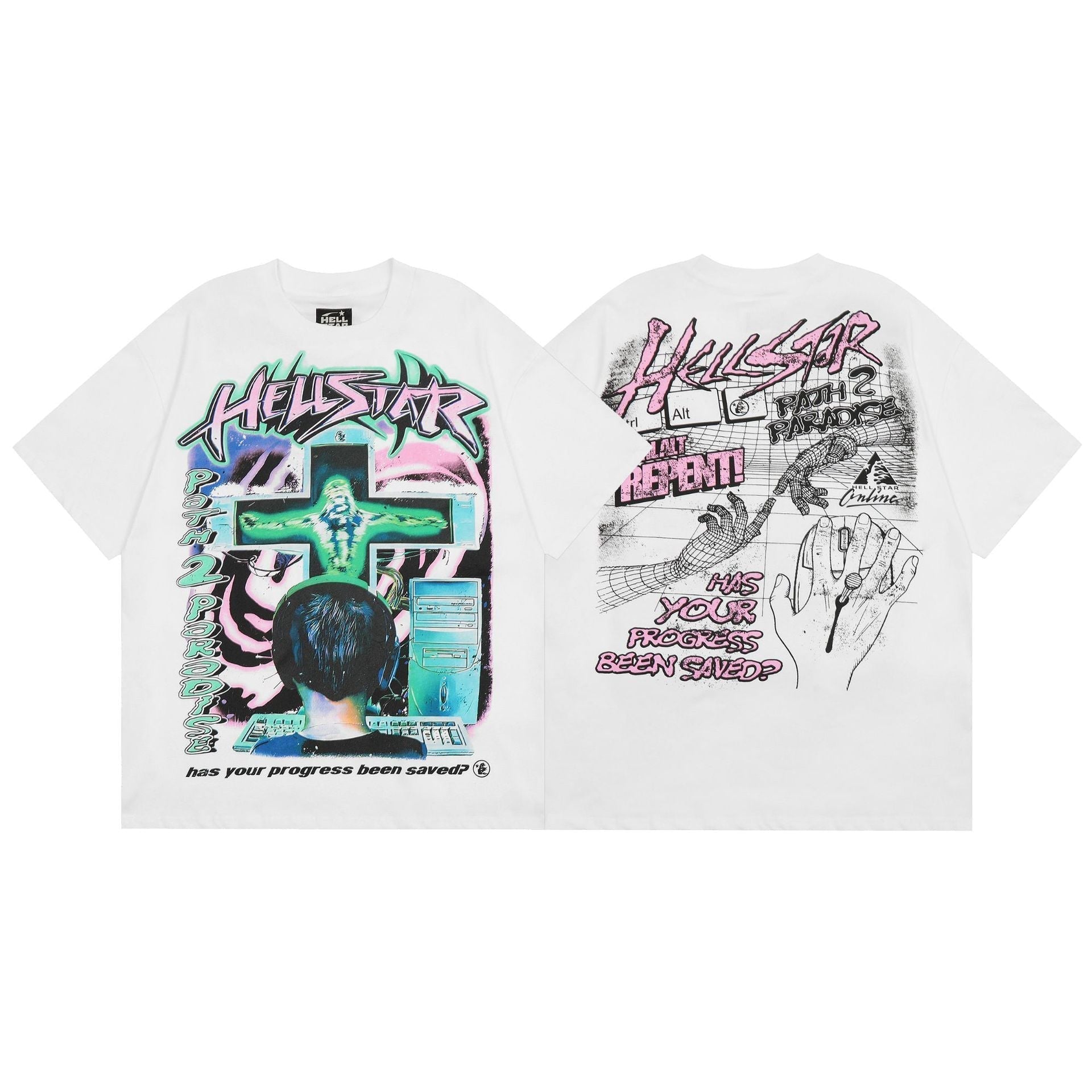 Hellstar T-shirt Summer Creative Pattern Unisex