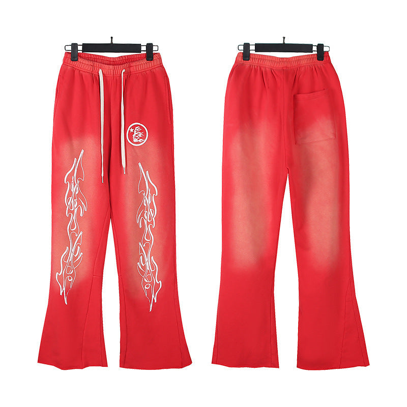 Hellstar Hoodie & Pants Wash Water Make Old Hoodies Sweater Trousers