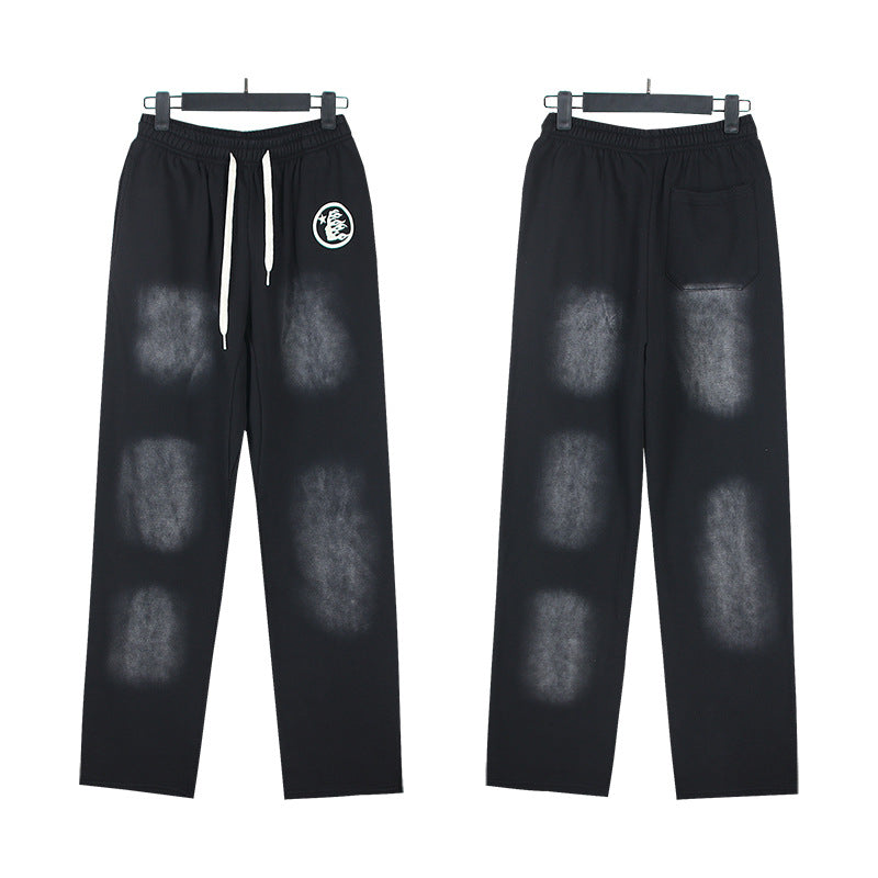 Hellstar Hoodie & Pants Wash Water Make Old Hoodies Sweater Trousers