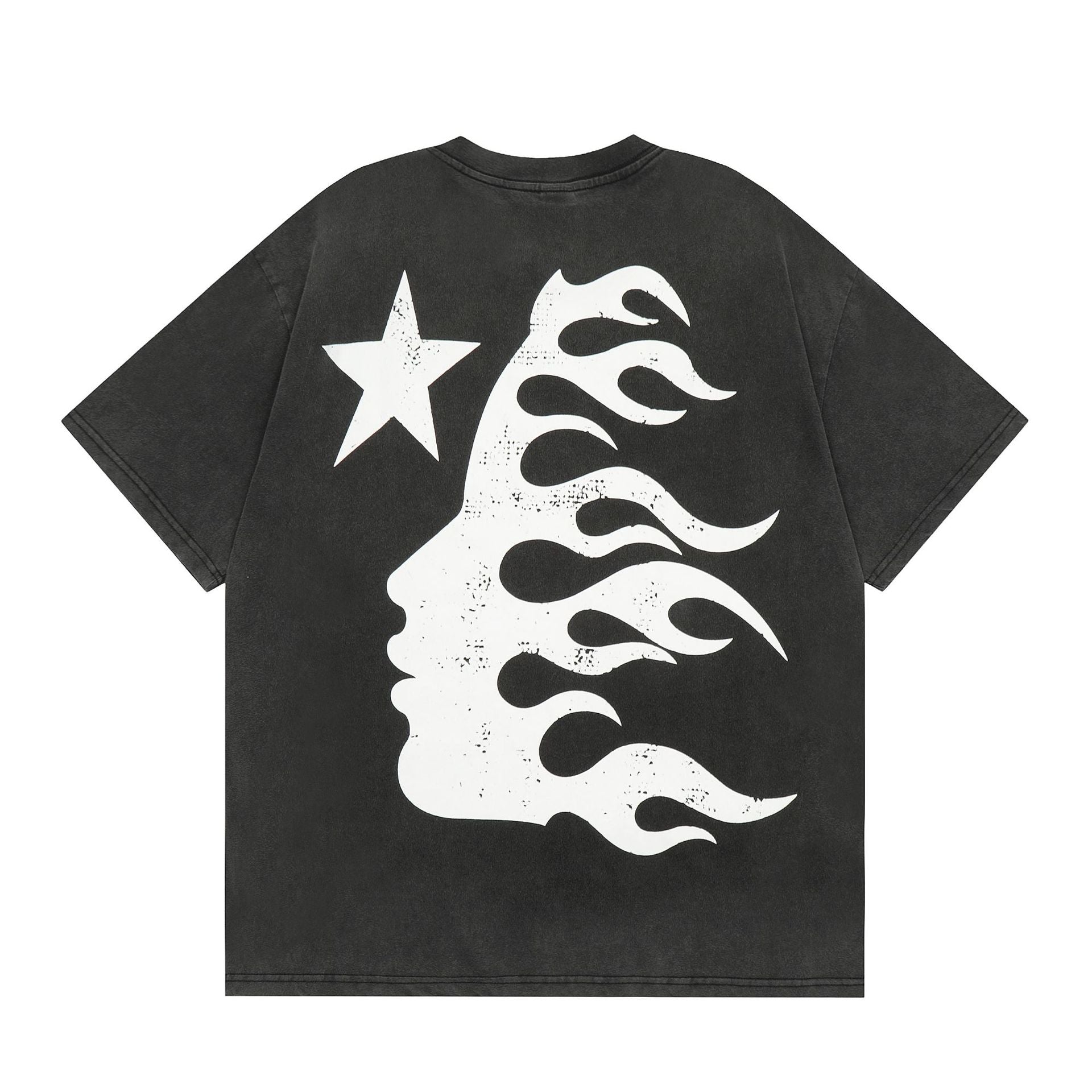 Hellstar T-shirt Smiley Face Earth Distressed