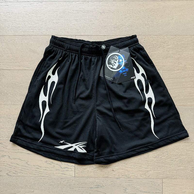Hellstar Shorts Wash and Do Old Casual Shorts Summer