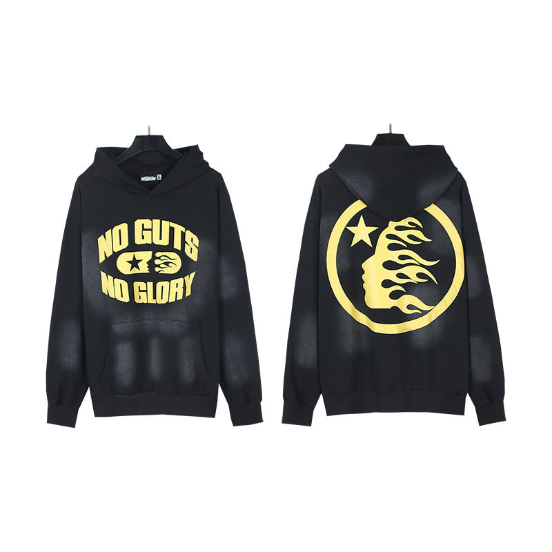 Hellstar Hoodie & Pants Wash Water Make Old Hoodies Sweater Trousers