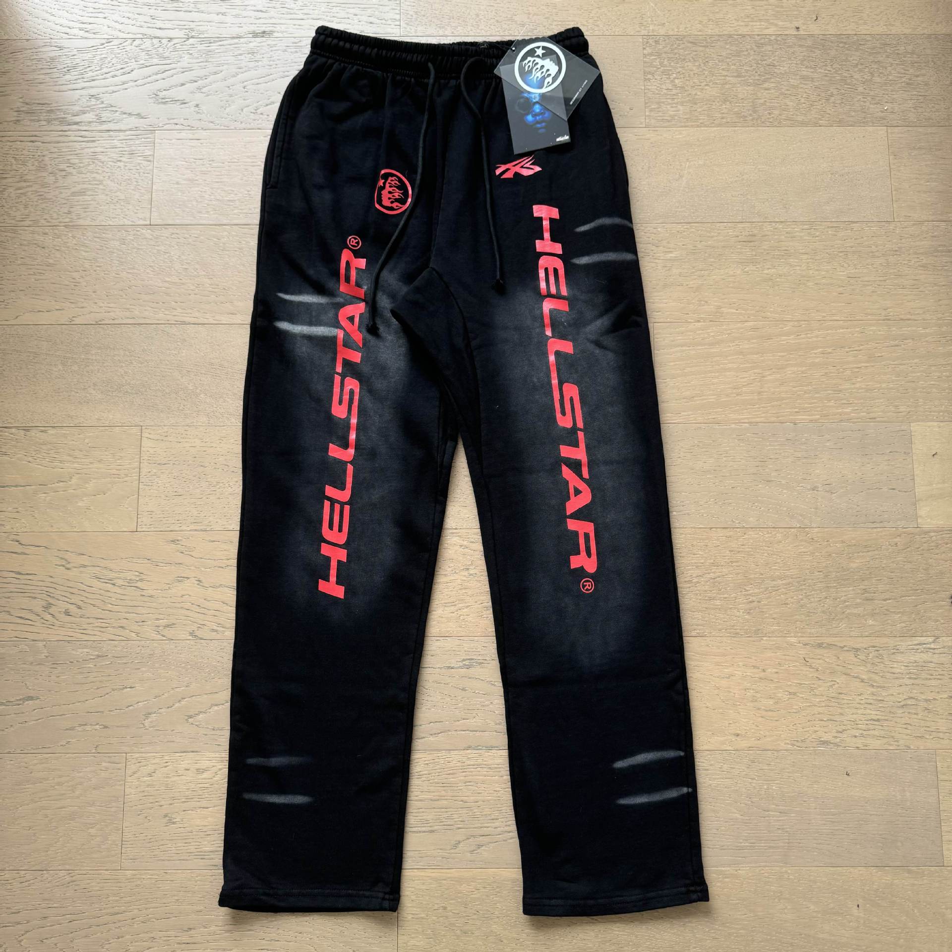 Hellstar Hoodie & Pants autumn wash make old hoodies sweater