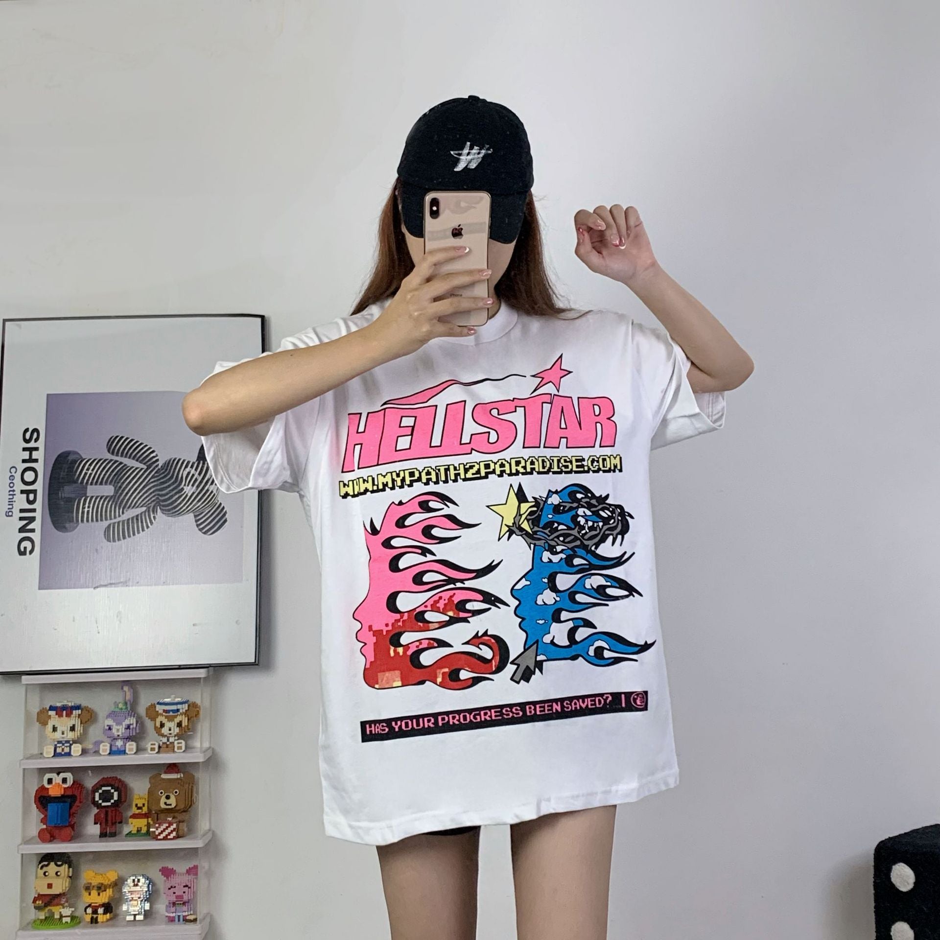 Hellstar T-shirt Summer Creative Pattern Unisex