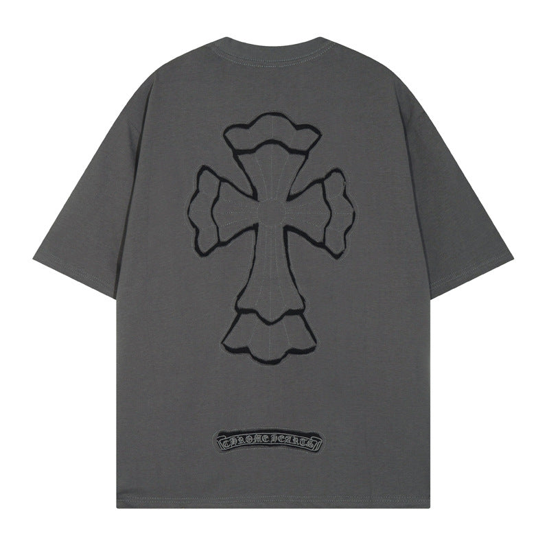 CHH Chrome Heart T Shirts Cotton Short Sleeves