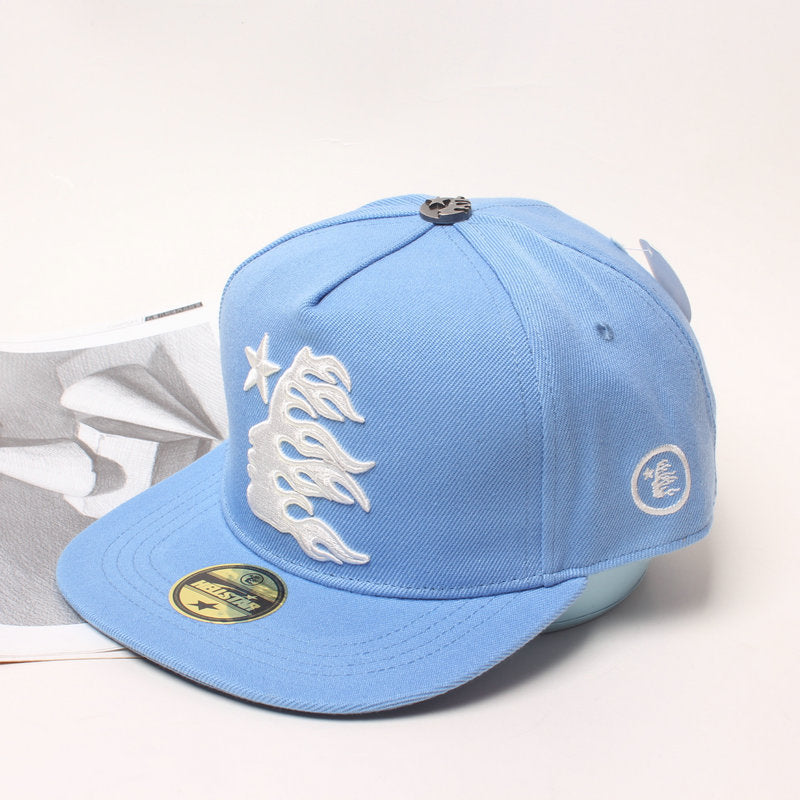 HellStar Hat Flat brim Embroidery Casual Versatile Trend