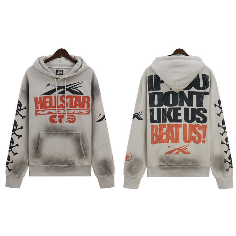 Hellstar Hoodie & Pants Wash Water Make Old Hoodies Sweater Trousers