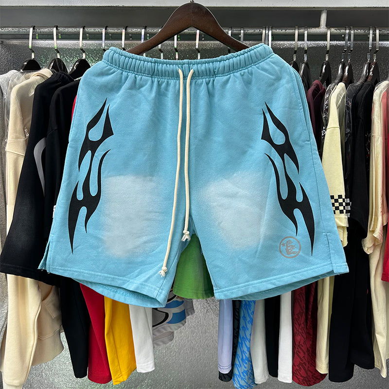 Hellstar Shorts Retro abstract print