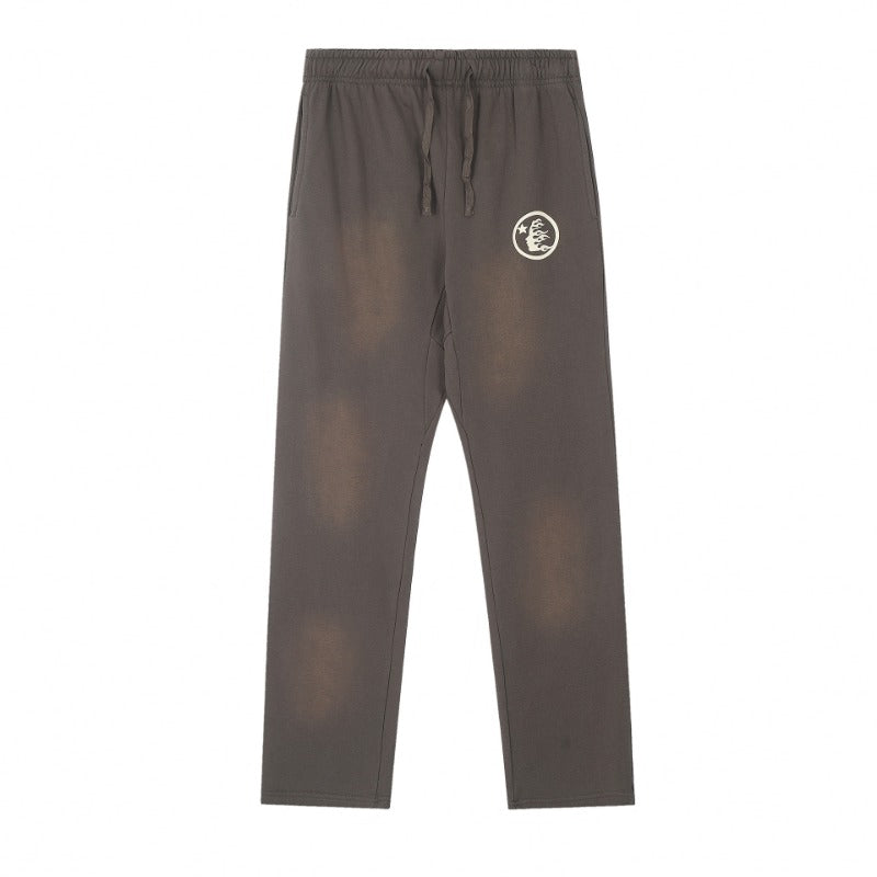 Hellstar Hoodie & Pants Wash Water Make Old Hoodies Sweater Trousers
