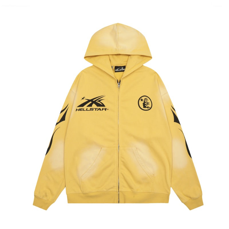 Hellstar Hoodie & Pants Wash Water Make Old Hoodies Sweater Trousers
